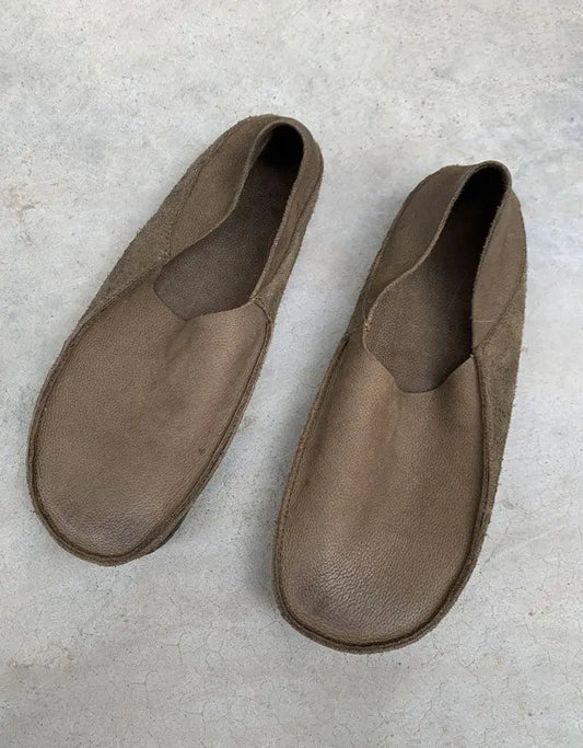 Soft Sole Comfortable Handmade Retro Flats for Men Ada Fashion