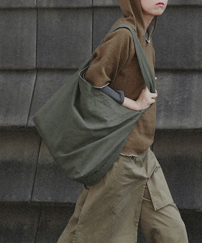 Stylish Army Green Vintage High-capacity Canvas Satchel Handbag Messenger Bag LY1750