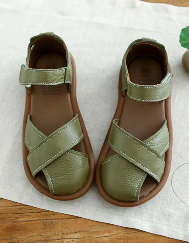 Summer Close Toe Comfortabel Flat Sandals Ada Fashion