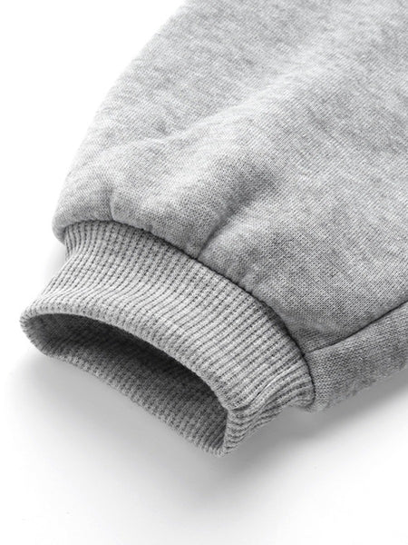 Plus Size Cartoon Letter Print Sweatshirt AT9035