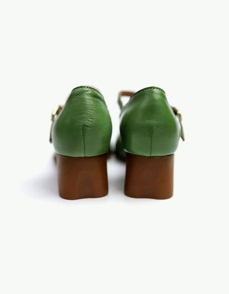 Women's Ankle-strap Vintage Chunky Shoes Ada Fashion