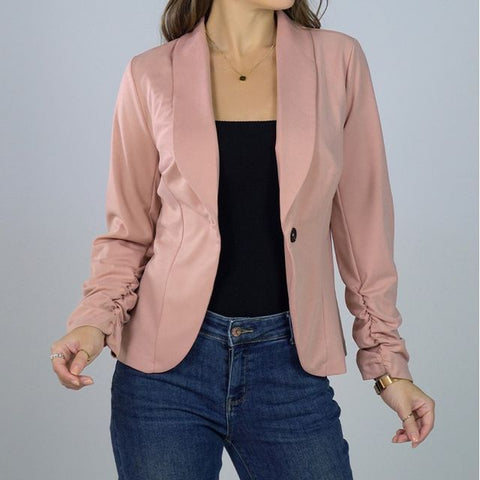 Plain Single-Breasted Blazer CA1061