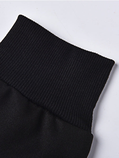 Plus Size Letter Print Kangaroo Pocket Hoodie BO2172