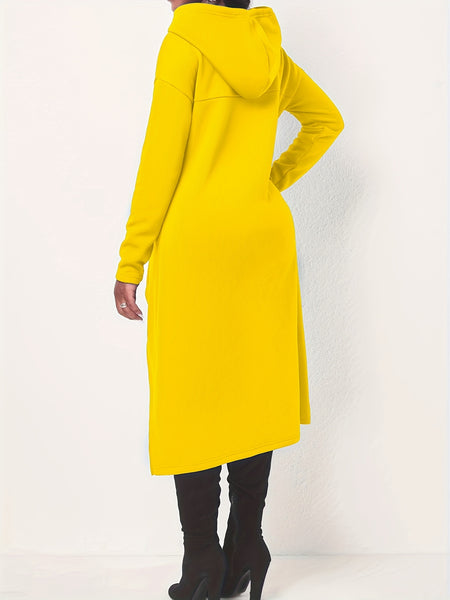 Casual Long Sleeve Drawstring Hoodie Sweatshirt KR0741 Furdela