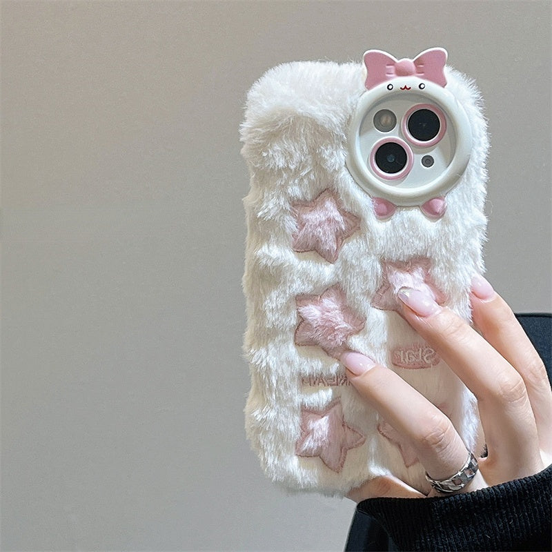 Fluffy Pastel Star Phone Case