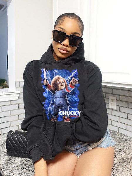 Drawstring Print Regular Two-piece Pants Set AT8053