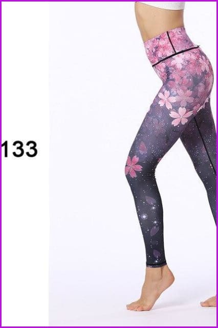 Athletic Sport Gym Leggings Yoga Pants DE129 - Furdela