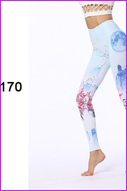 Athletic Sport Gym Leggings Yoga Pants DE129 - Furdela