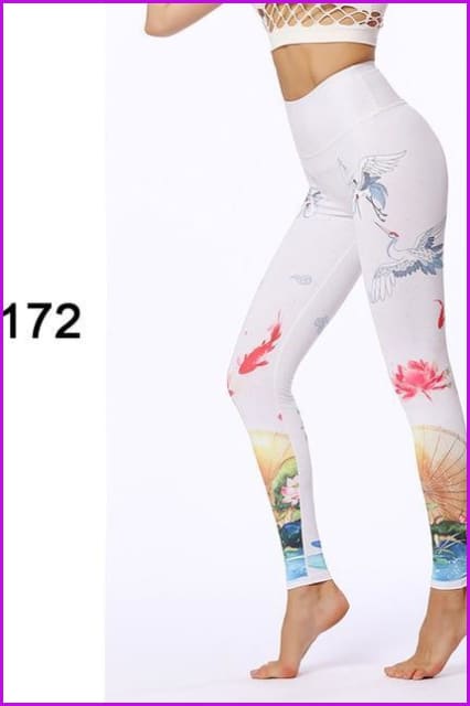 Athletic Sport Gym Leggings Yoga Pants DE129 - Furdela