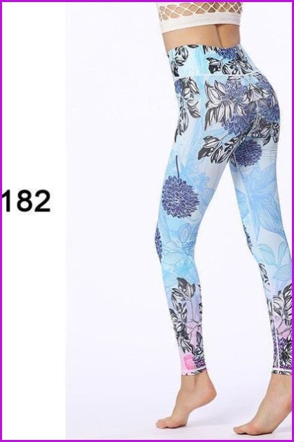 Athletic Sport Gym Leggings Yoga Pants DE129 - Furdela