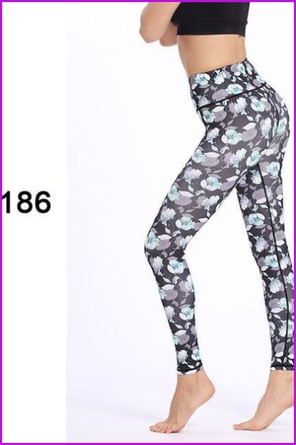 Athletic Sport Gym Leggings Yoga Pants DE129 - Furdela