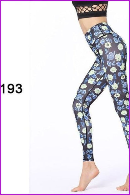 Athletic Sport Gym Leggings Yoga Pants DE129 - Furdela