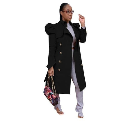 Autumn Trench Women Long Jacket F2680 - Furdela