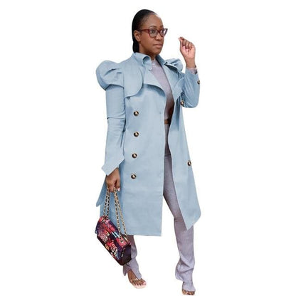 Autumn Trench Women Long Jacket F2680 - Furdela