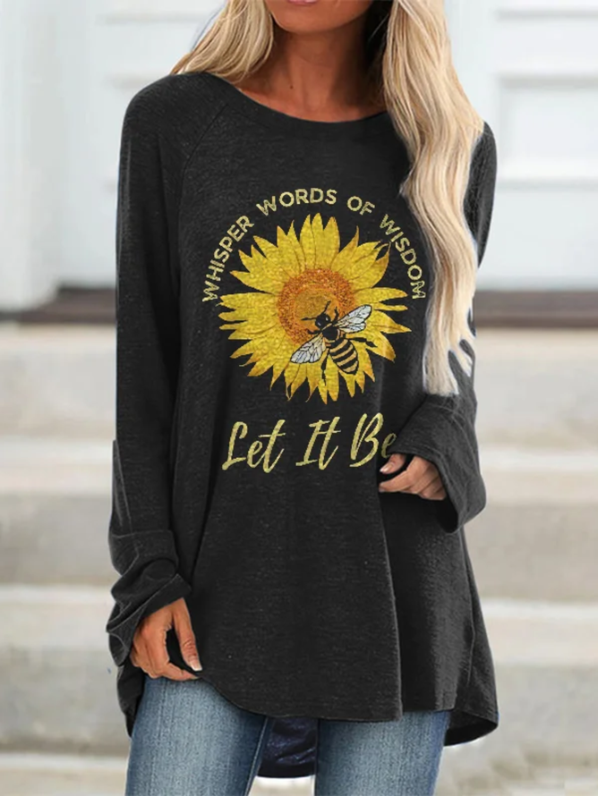 Sunflower Regular Fit Casual Crew Neck T-Shirt OY95