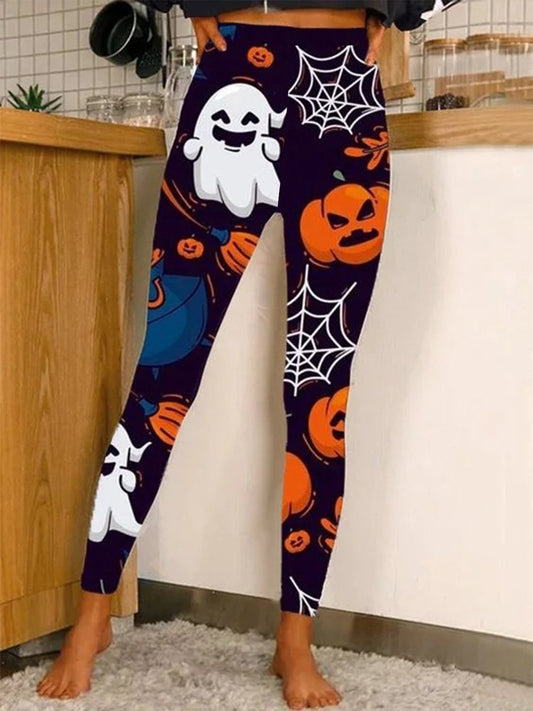 Tight Casual Halloween Leggings  QS95