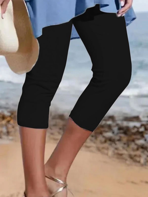 Women Cotton Casual Vacation Leggings AD681