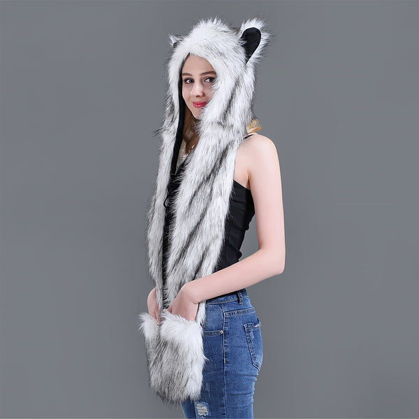 Women Anime Spirit Animal Hood TH4257 Furdela