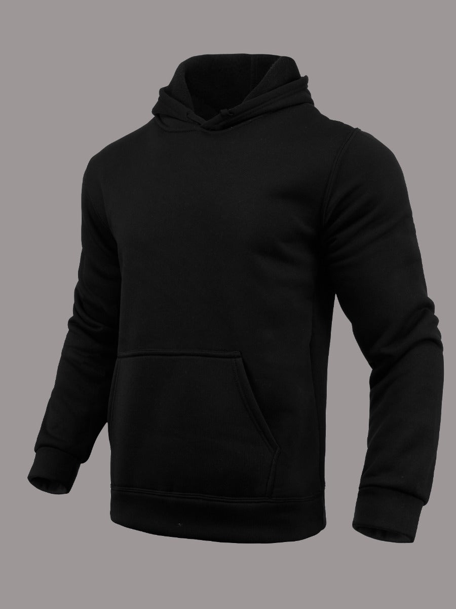 Men Eye Gradient Letter Print Kangaroo Pocket Hoodie AT903