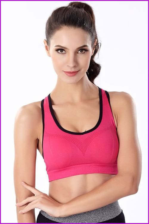 Back Hollow Sport Crop Tops F347 - Furdela