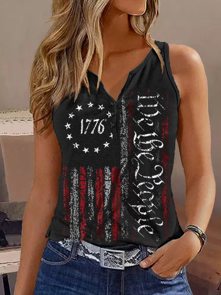 Women's Jersey Letter V Neck Knit AT10068