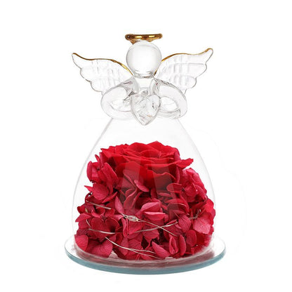 Angel Everlasting Flower Led Gift - Furdela