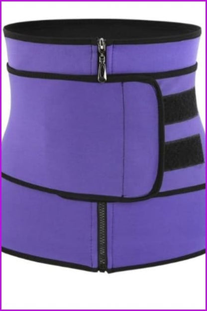 Black/Purple/Hot Pink/Blue Waist Trainer F345 - Furdela