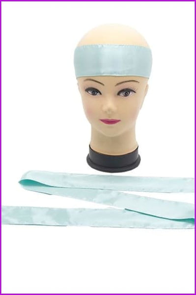 Blank No Logo Satin Hair Silk Head Wrap Tie - Furdela