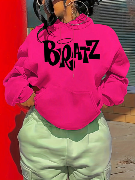 Cute Letter Print Casual Hoodie RS9871 Furdela