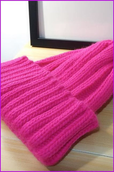 Candy Color Knitting Hat F287 - Furdela