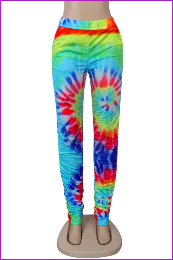 Casual Printed Straight Stacked Sweatpants WomensDE923 - Furdela