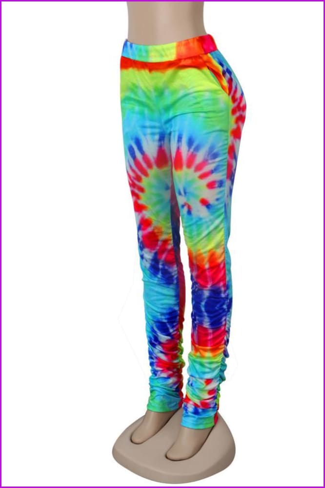 Casual Printed Straight Stacked Sweatpants WomensDE923 - Furdela