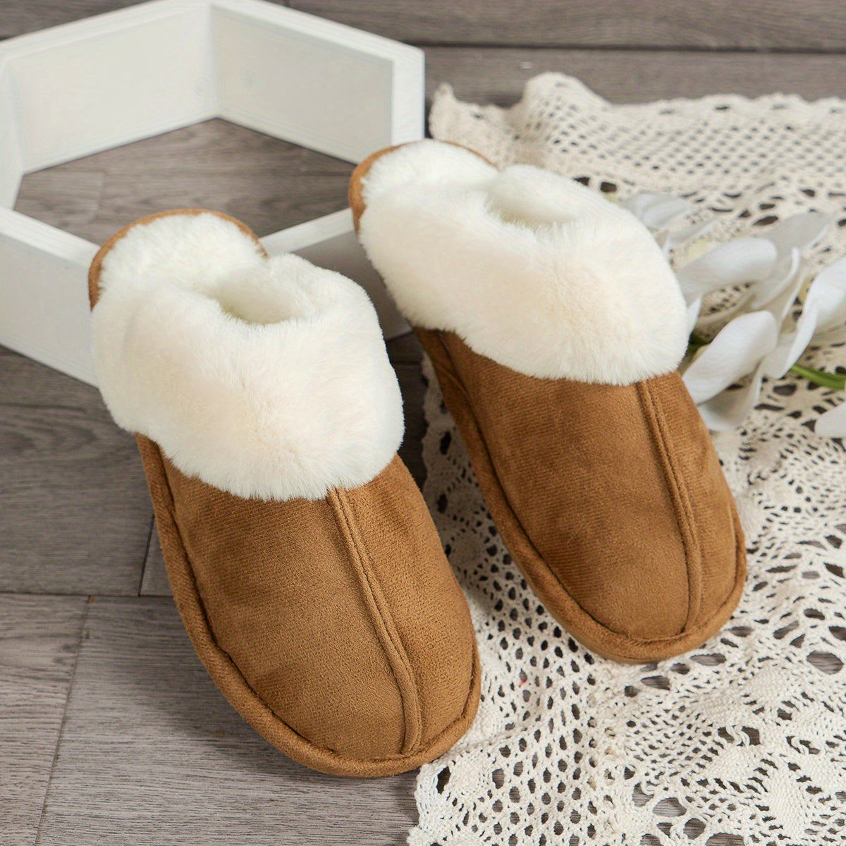 Women's Fluffy Furry Slippers RG7412 Furdela