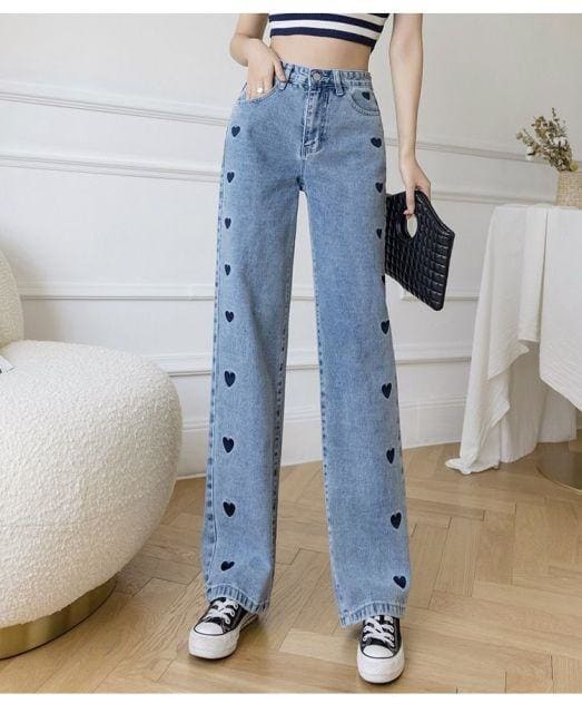 Chic Flare Jeans Pants F2668 - Furdela