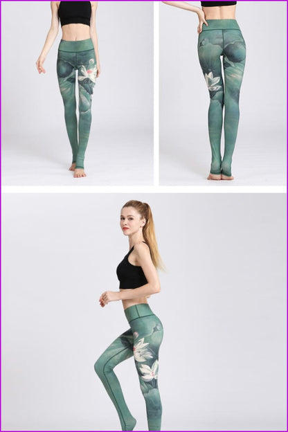 Chinese Style Leggings High Waist Skinny Pant DE118 - Furdela