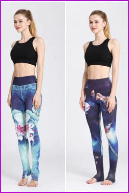 Chinese Style Leggings High Waist Skinny Pant DE118 - Furdela