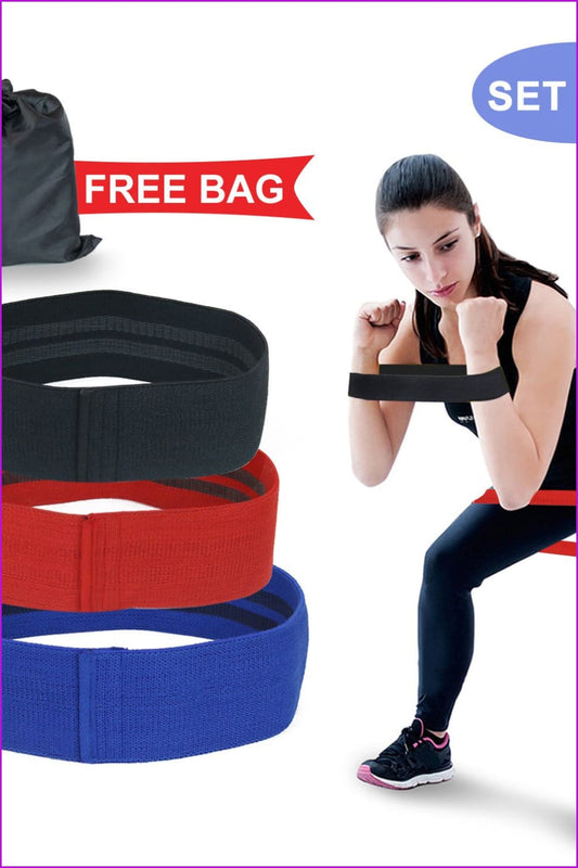 Circle Hip Resistance Rubber Elastic Yoga Bands F1033 - Furdela