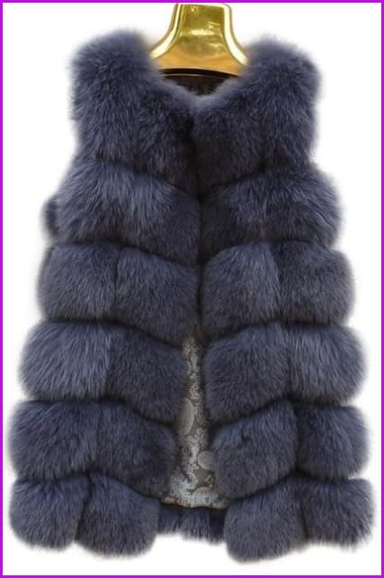 Classical Vulpes Fox Fur Gilet DO967 - Furdela