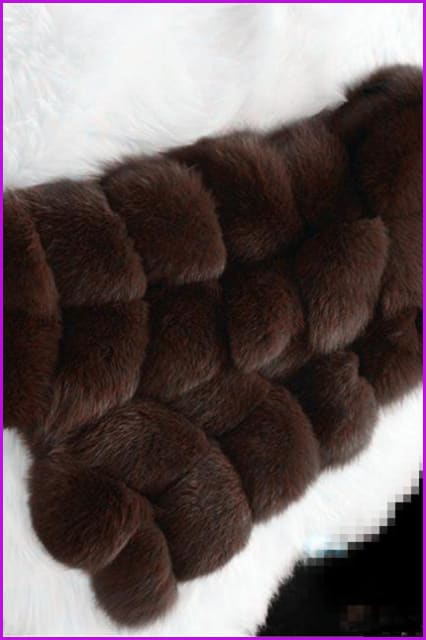 Classical Vulpes Fox Fur Gilet DO967 - Furdela