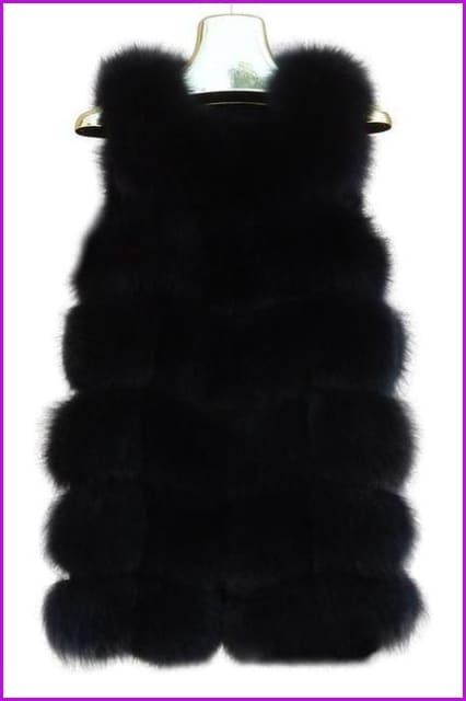 Classical Vulpes Fox Fur Gilet DO967 - Furdela