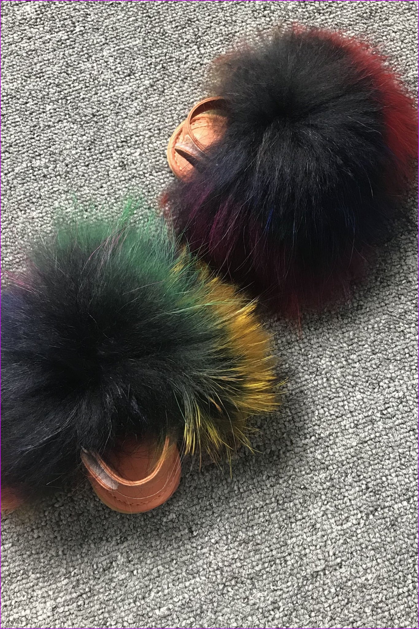 Colorful Raccoon Toddler Sandal F032 - Furdela