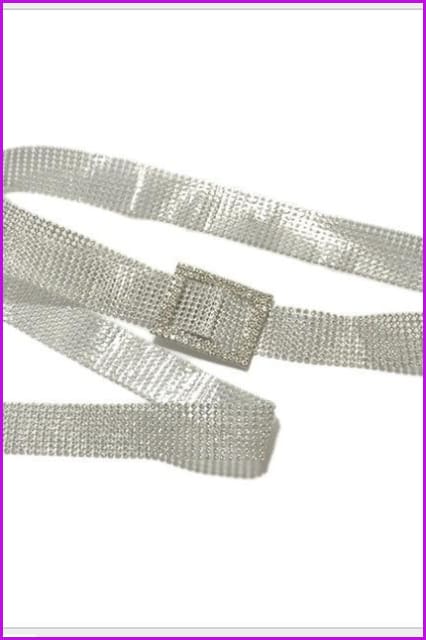 Crystal Diamond Alloy Waistband - Furdela