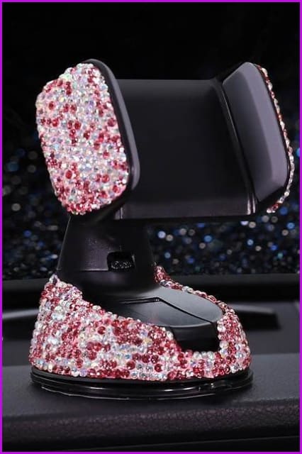 Crystal Rhinestones Universal Car Phone Holder - Furdela