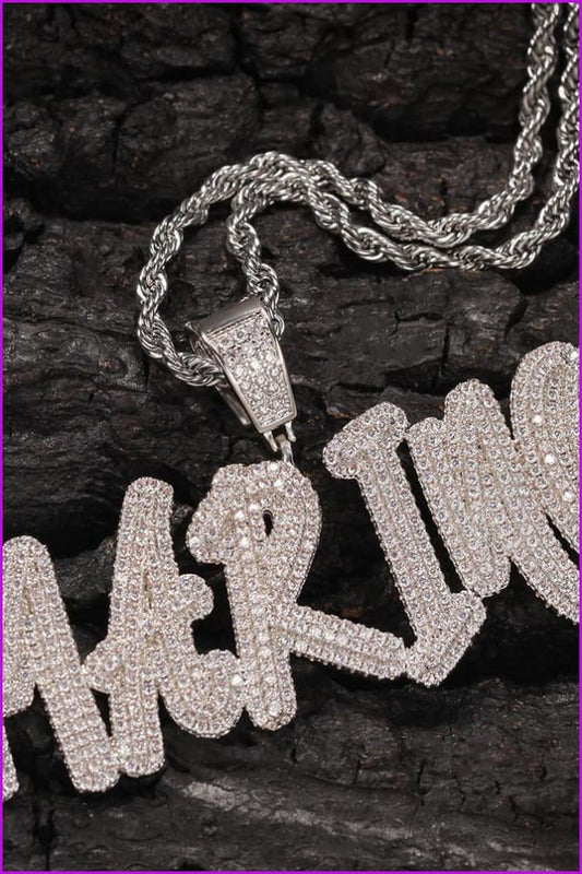 Customized Hiphop Bling Cube Chain F1904 - Furdela