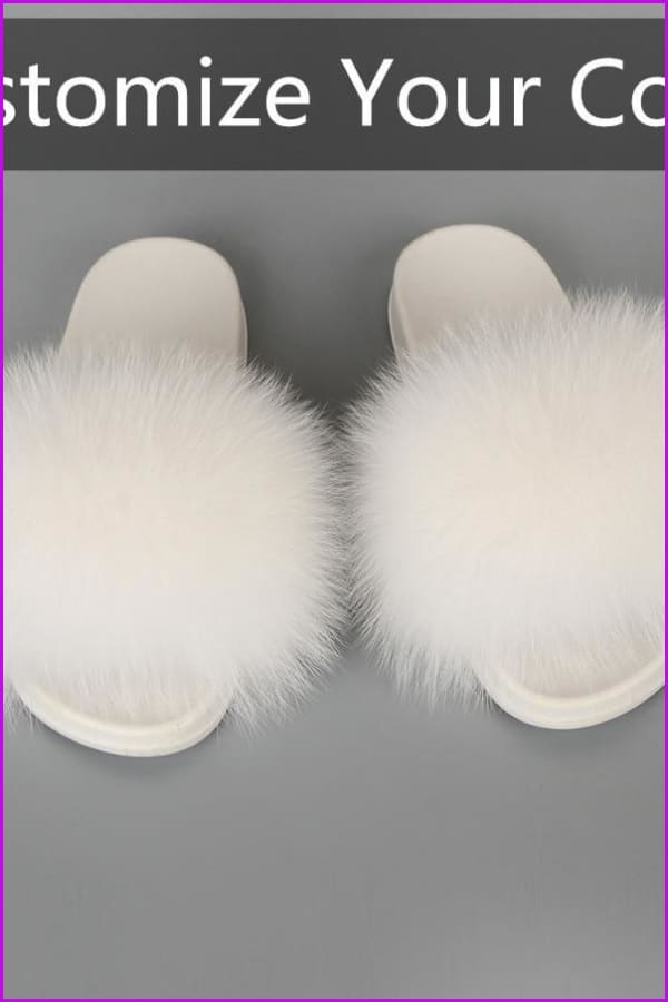 Customized Super Fluffy Fur with Colorful PVC Sole - Furdela
