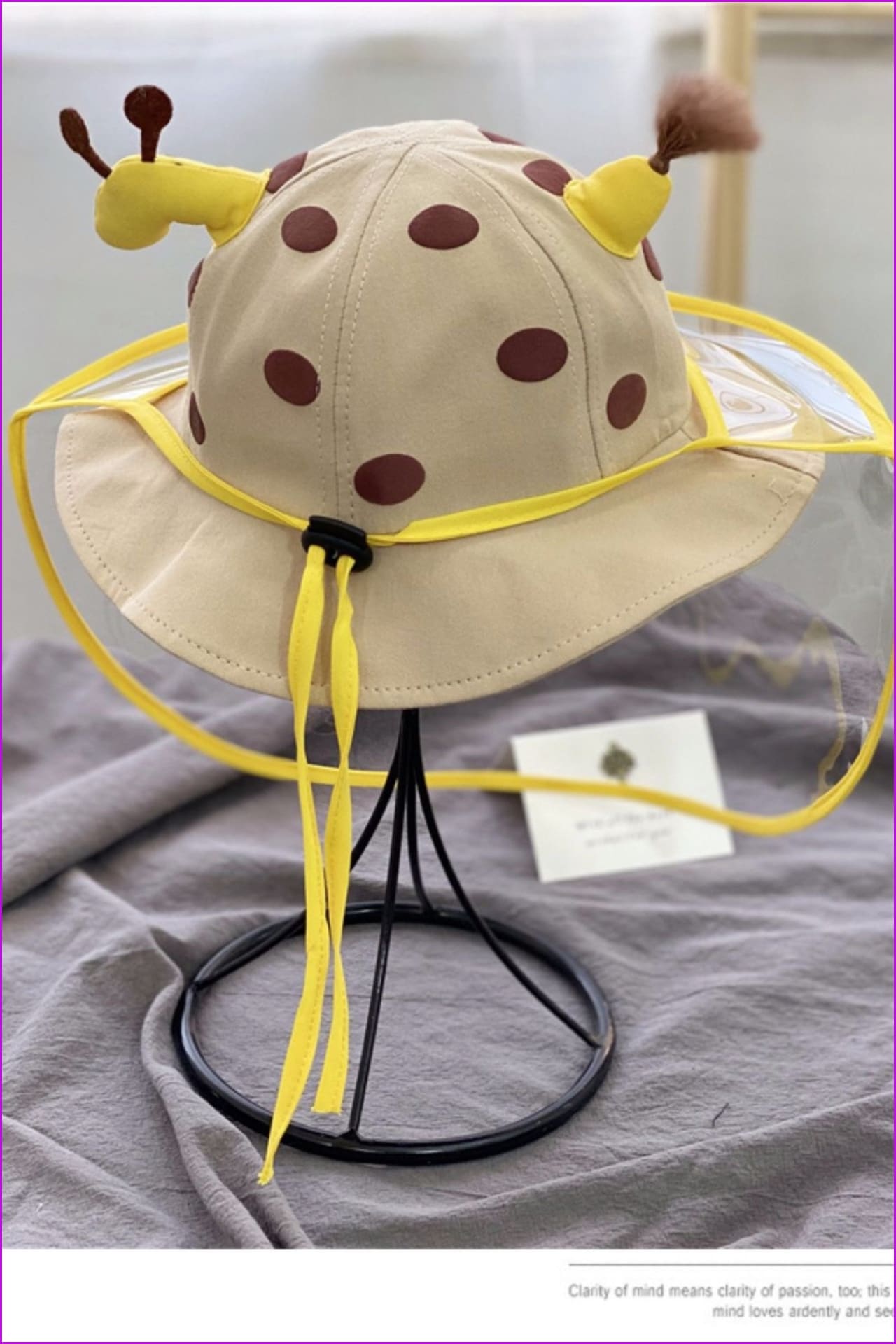 Cute animal kid hat with cover - Furdela