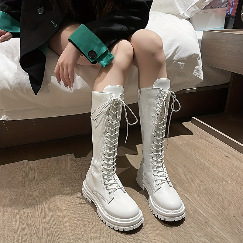 Women's Platform Knee High Boots KF6970 Furdela