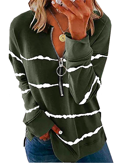 Gradient Pattern Sweatshirt  QH94