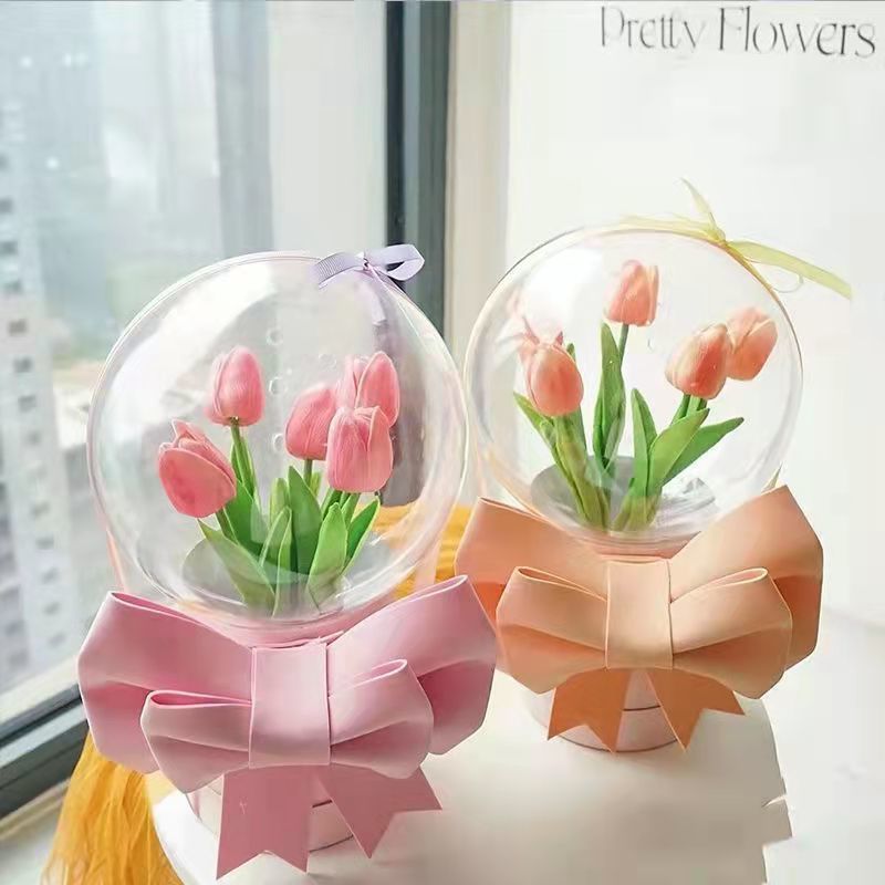 DIY Tulip Bubble LED Flower Bouquet LIN125 - Furdela