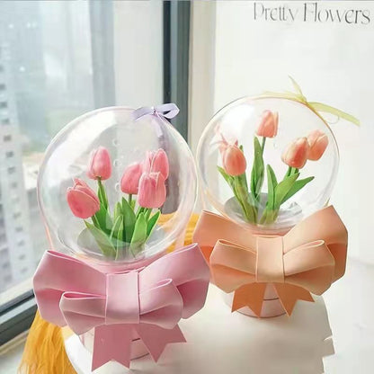 DIY Tulip Bubble LED Flower Bouquet LIN125 - Furdela